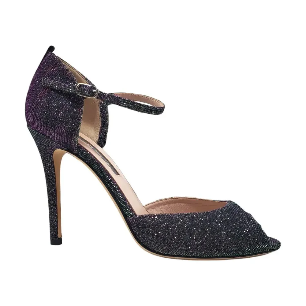SJP by Sarah Jessica Parker Ursula Iridescent Glitter D'Orsay Pump Size 36.5